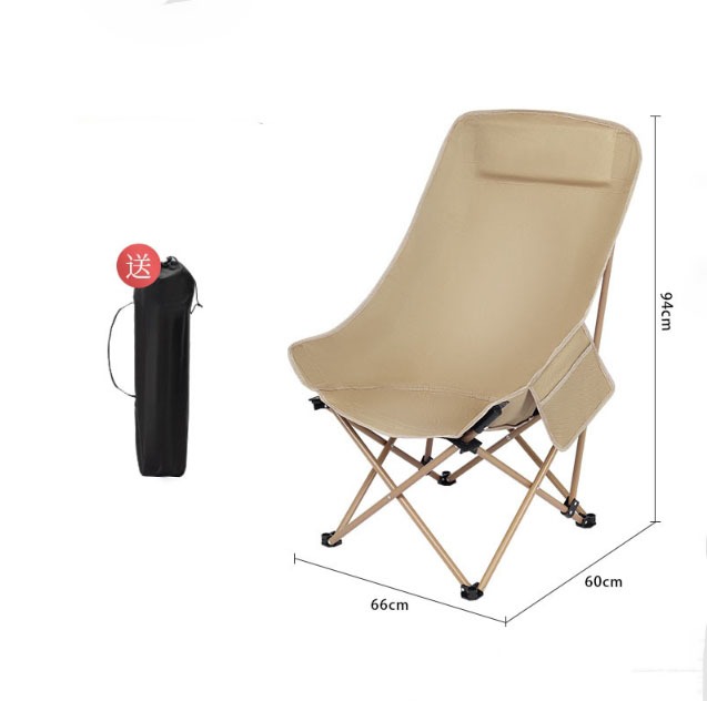 เก้าอี้ตั้งแคมป์ ทรงหลังเต่าทรงสูง ขนาดใหญ่ นั่งสบาย เก้าอี้พับกลางแจ้ง เก้าอี้สนาม เก้าอี้ตลาดกลางคืน พร้อมถุงเก็บเพื่อป้องกันการชน