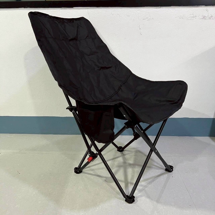เก้าอี้ตั้งแคมป์ ทรงหลังเต่าทรงสูง ขนาดใหญ่ นั่งสบาย เก้าอี้พับกลางแจ้ง เก้าอี้สนาม เก้าอี้ตลาดกลางคืน พร้อมถุงเก็บเพื่อป้องกันการชน