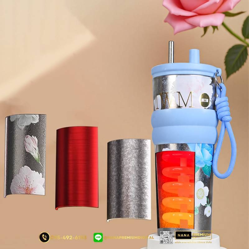 แก้วไทเทเนี่ยม Titanium สวย หรู ทันสมัย รับสกรีนโลโก้แก้วไทเทเนี่ยม รับผลิตแก้วไทเทเนี่ยม