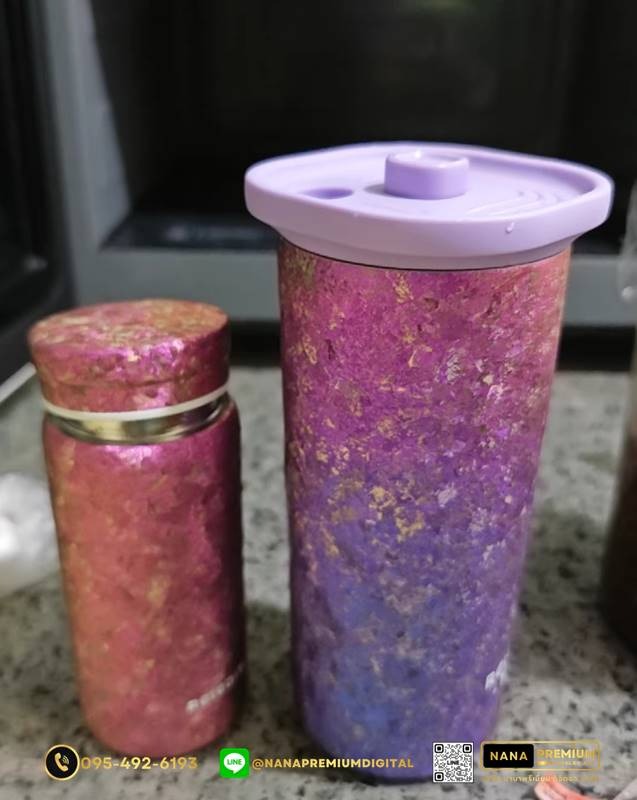 แก้วไทเทเนี่ยม Titanium สวย หรู ทันสมัย รับสกรีนโลโก้แก้วไทเทเนี่ยม รับผลิตแก้วไทเทเนี่ยม