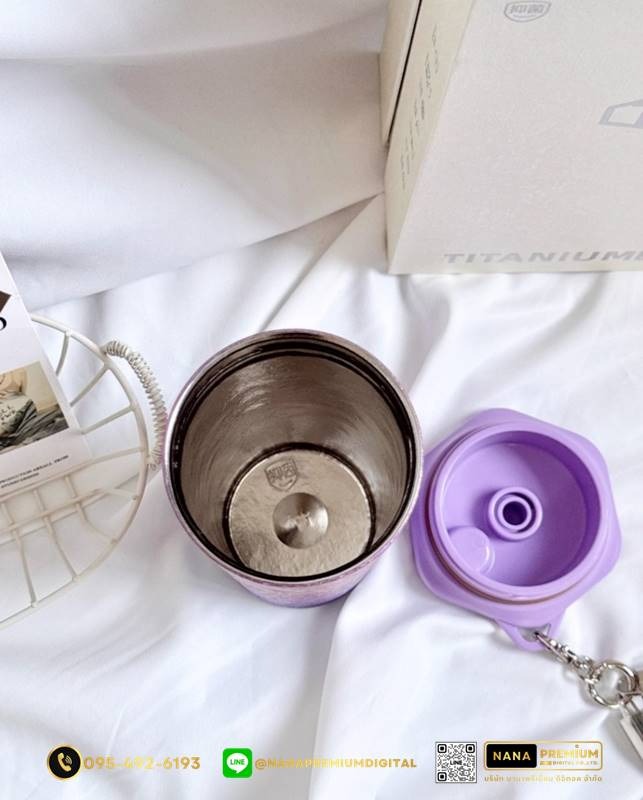 แก้วไทเทเนี่ยม Titanium สวย หรู ทันสมัย รับสกรีนโลโก้แก้วไทเทเนี่ยม รับผลิตแก้วไทเทเนี่ยม