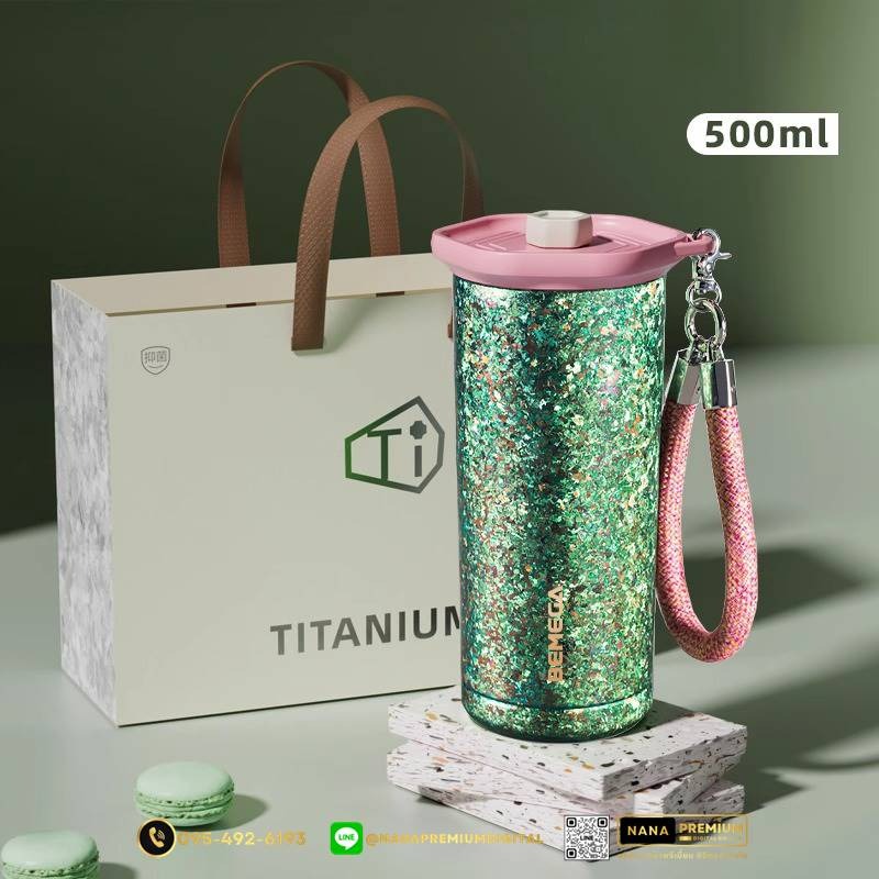แก้วไทเทเนี่ยม Titanium สวย หรู ทันสมัย รับสกรีนโลโก้แก้วไทเทเนี่ยม รับผลิตแก้วไทเทเนี่ยม