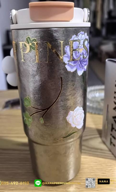 แก้วไทเทเนี่ยม Titanium สวย หรู ทันสมัย รับสกรีนโลโก้แก้วไทเทเนี่ยม รับผลิตแก้วไทเทเนี่ยม