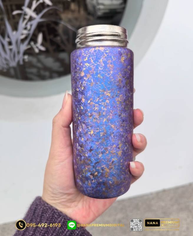 แก้วไทเทเนี่ยม Titanium สวย หรู ทันสมัย รับสกรีนโลโก้แก้วไทเทเนี่ยม รับผลิตแก้วไทเทเนี่ยม