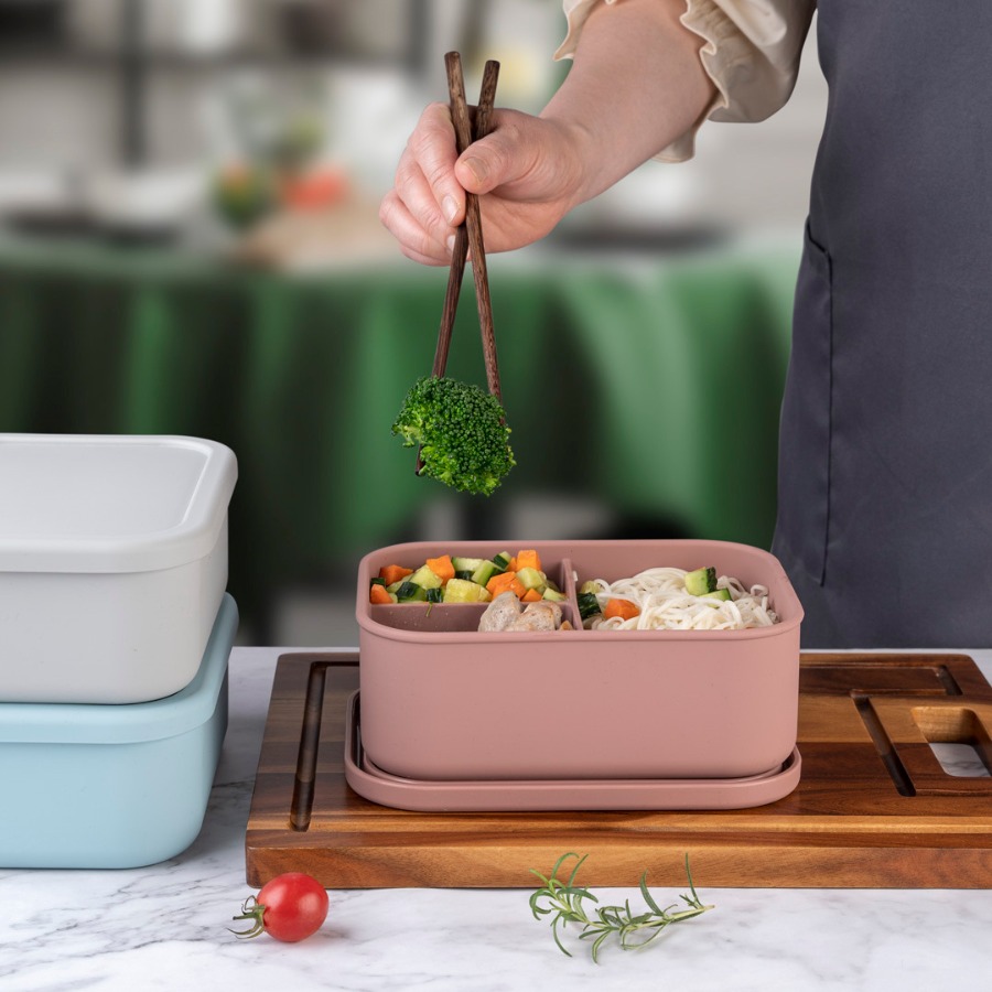 กล่องอาหาร กล่องข้าว กล่องถนอมอาหาร พลาสติกซิลิโคน สามารถนำเข้าไมโครเวฟ