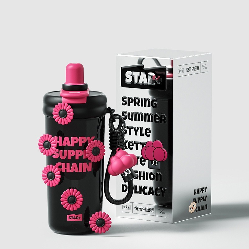 รับผลิตแก้ว Tritan ขวดน้ําพกพา 620ml รับสกรีนโลโก้แก้วเก็บความเย็น รับทำโลโก้ รับสกรีนโลโก้