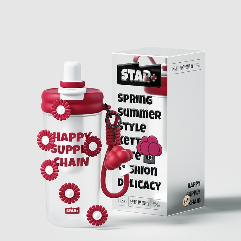 รับผลิตแก้ว Tritan ขวดน้ําพกพา 620ml รับสกรีนโลโก้แก้วเก็บความเย็น รับทำโลโก้ รับสกรีนโลโก้