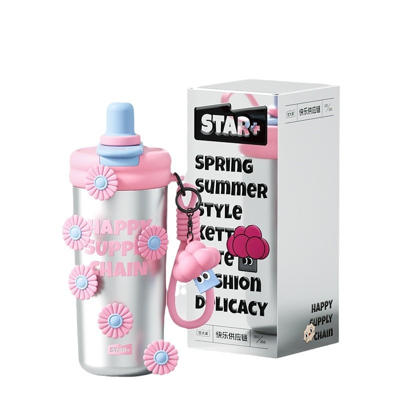 รับผลิตแก้ว Tritan ขวดน้ําพกพา 620ml รับสกรีนโลโก้แก้วเก็บความเย็น รับทำโลโก้ รับสกรีนโลโก้