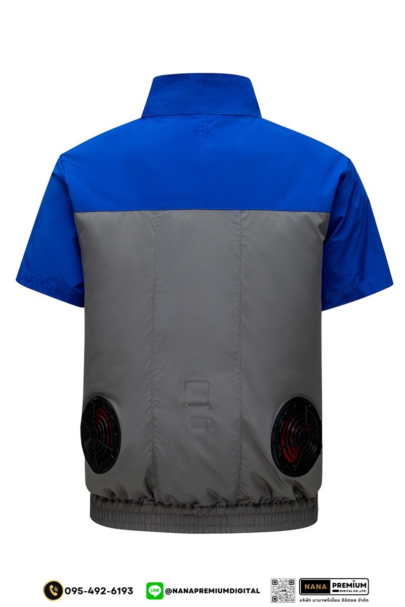 เสื้อกั๊กนิรภัยติดพัดลม เสื้อสะท้อนแสงมีพัดลม เสื้อนิรภัยติดพัดลม ระบายอากาศ คล้ายร้อน รับผลิตเสื้อสะท้อนแสงและเสื้อเซฟตี้พร้อมบริการสกรีนครบวงจร