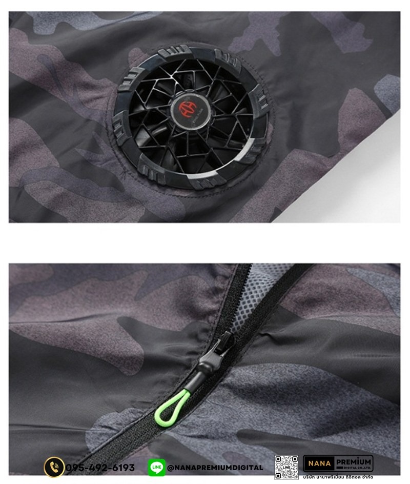 เสื้อกั๊กนิรภัยติดพัดลม เสื้อสะท้อนแสงมีพัดลม เสื้อนิรภัยติดพัดลม ระบายอากาศ คล้ายร้อน รับผลิตเสื้อสะท้อนแสงและเสื้อเซฟตี้พร้อมบริการสกรีนครบวงจร