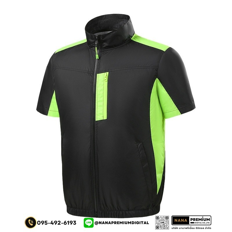 เสื้อกั๊กนิรภัยติดพัดลม เสื้อสะท้อนแสงมีพัดลม เสื้อนิรภัยติดพัดลม ระบายอากาศ คล้ายร้อน รับผลิตเสื้อสะท้อนแสงและเสื้อเซฟตี้พร้อมบริการสกรีนครบวงจร