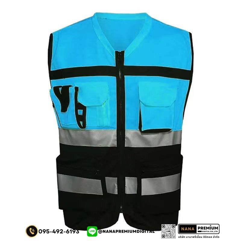 สกรีนเสื้อสะท้อนแสง สกรีนโลโก้เสื้อเซฟตี้ รับผลิตเสื้อsafety เสื้อคนงาน เสื้อความปลอดภัย เสื้อช่าง รับสกรีนโลโก้บริการพร้อมผลิต