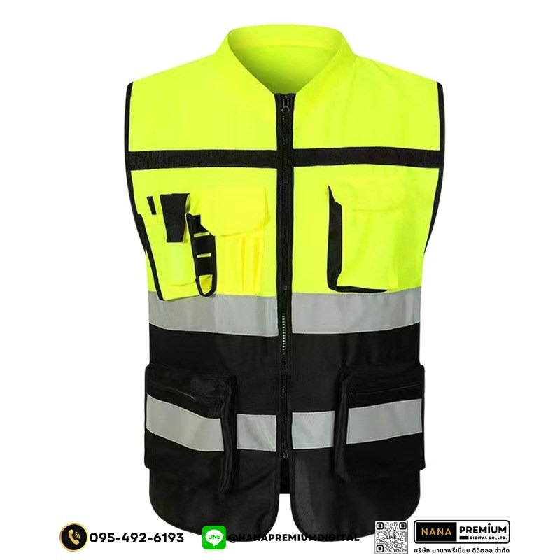 สกรีนเสื้อสะท้อนแสง สกรีนโลโก้เสื้อเซฟตี้ รับผลิตเสื้อsafety เสื้อคนงาน เสื้อความปลอดภัย เสื้อช่าง รับสกรีนโลโก้บริการพร้อมผลิต