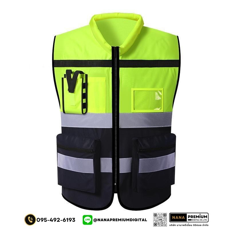 สกรีนเสื้อสะท้อนแสง สกรีนโลโก้เสื้อเซฟตี้ รับผลิตเสื้อsafety เสื้อคนงาน เสื้อความปลอดภัย เสื้อช่าง รับสกรีนโลโก้บริการพร้อมผลิต