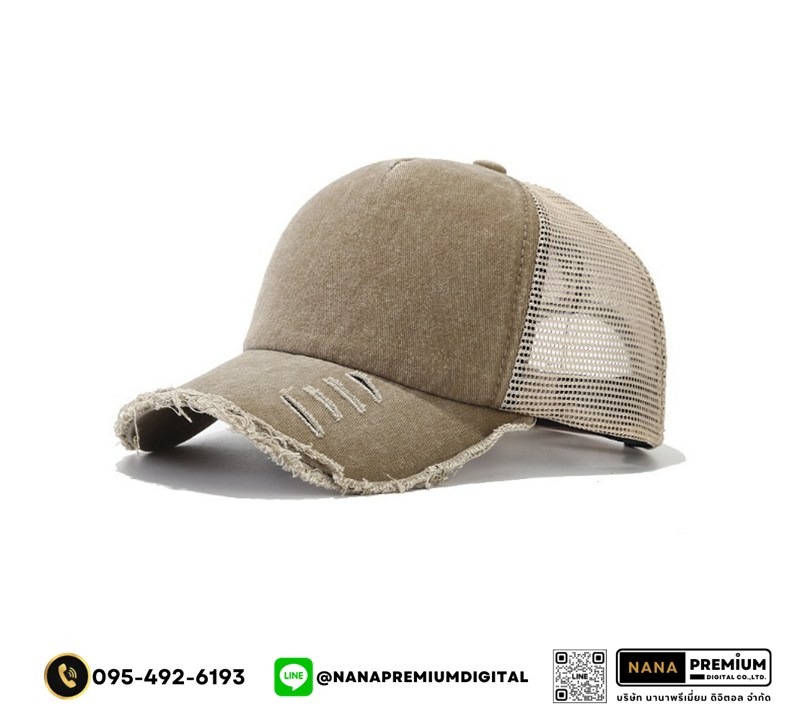 รับสกรีนหมวก หมวกแก๊ปฟอกสี หมวกGAP รับผลิตหมวก รับปักหมวก รับสกรีนหมวก