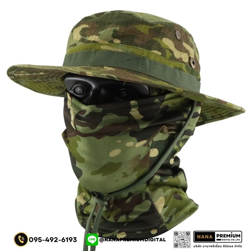 รับผลิตหมวกโม่งทหารปีกกว้าง หมวกลายทหาร กันแดด กันยูวี uv หมวกแก๊ป หมวกGAP รับผลิตหมวก รับปักหมวก รับสกรีนหมวก