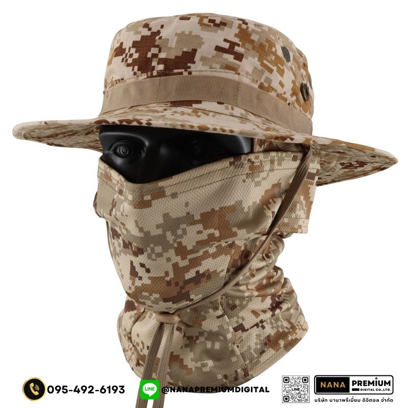 รับผลิตหมวกโม่งทหารปีกกว้าง หมวกลายทหาร กันแดด กันยูวี uv หมวกแก๊ป หมวกGAP รับผลิตหมวก รับปักหมวก รับสกรีนหมวก