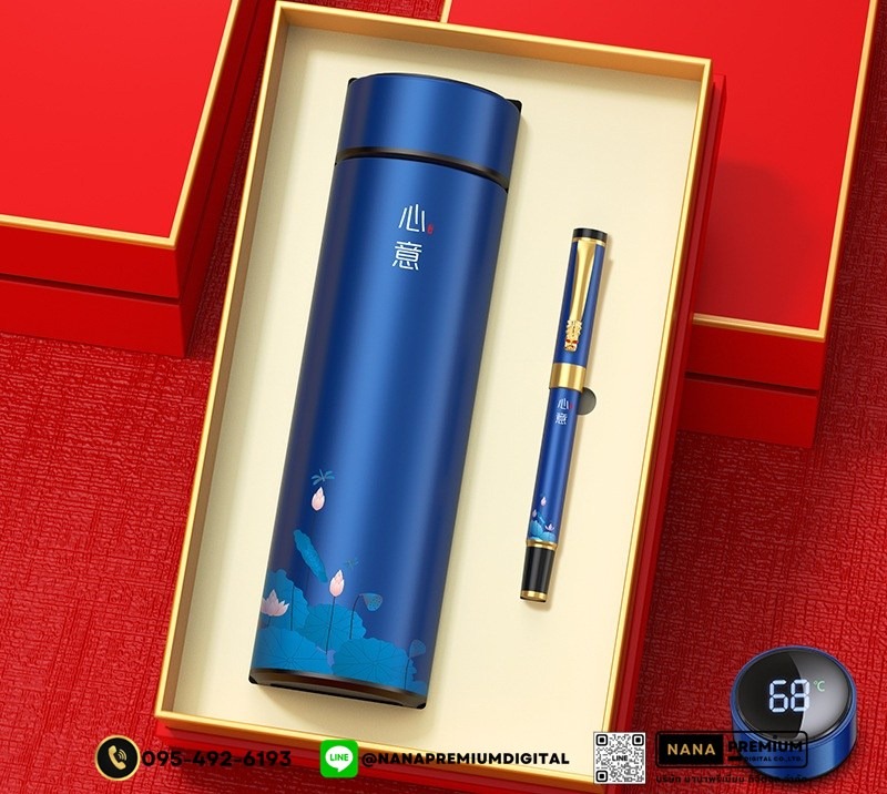 รับผลิตตรุษจีน แก้วลายปลาคราฟนำโชค แก้วลายญี่ปุ่น แก้วฮ่องเต้ แก้วฮองเฮา แก้วลายจีน กระบอกน้ำ แก้วเก็บความร้อน-เย็น สแตนเลส 304 ความจุ 500ml-520ml