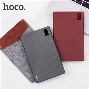 hoco แบตเตอรี่สำรอง power bank 20000 mah รุ่น hoco B17A-20000 CARBON FIBER POWER BANK