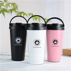 coffee mug แก้วกาแฟสแตนเลสฝาหูหิ้ว 500ML