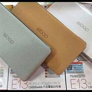 แบตสำรอง Eloop ของแท้ 13000mah Power Bank จ่ายไฟ 2 ช่อง ชาร์จพร้อมกันได้ 2