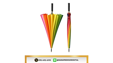 ร่มสกรีนโลโก้ เปลี่ยนผู้ใช้ให้เป็นป้ายโฆษณาเคลื่อนที่สุดคุ้ม