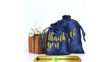 ถุงผ้าซาตินเคล็ดลับเพิ่มมูลค่าสินค้า