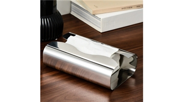 กล่องใส่กระดาษทิชชูสเตนเลสดีไซน์เรียบหรู