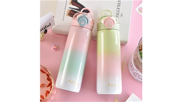 กระบอกน้ำเก็บอุณหภูมิสีพาสเทลไล่เฉด แฟชั่นไอเท็มคู่ใจทุกวัน