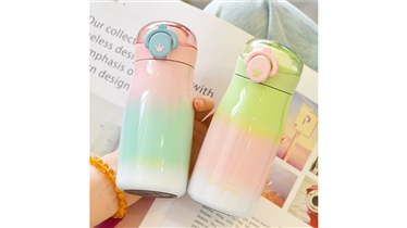 กระบอกน้ำเก็บอุณหภูมิไล่สีพาสเทล