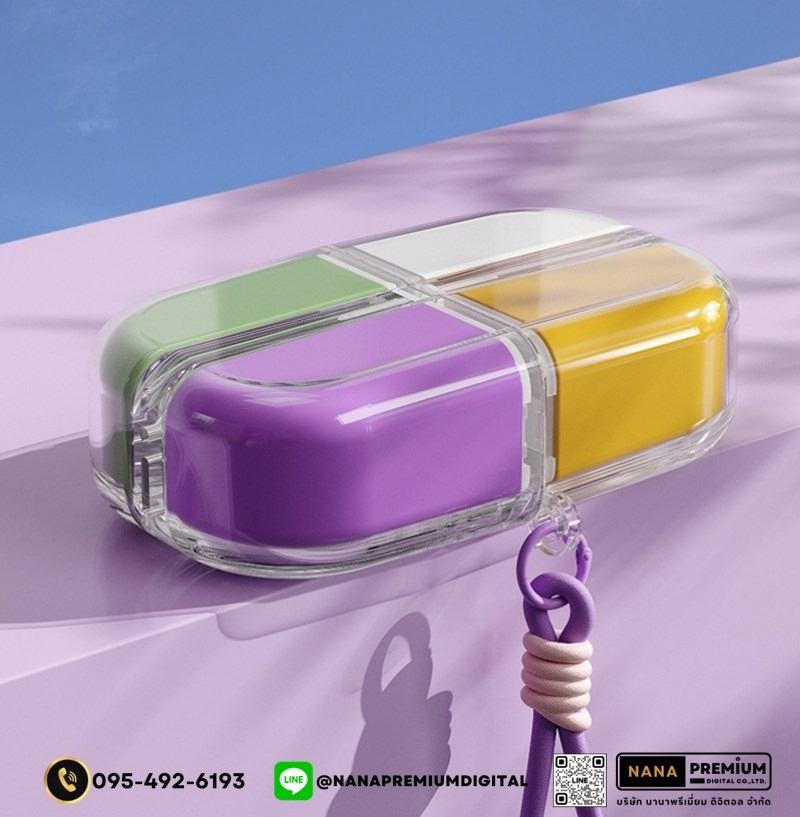ตลับยาดีไซน์สวย รับผลิตกล่องยา รับสกรีนโลโก้กล่องยา กล่องวิตตามิน พลาสติกขนาดพกพา กล่องใส่ยา กล่องตลับ ใส่ยา กล่องยา ตลับยา แบบพกพา